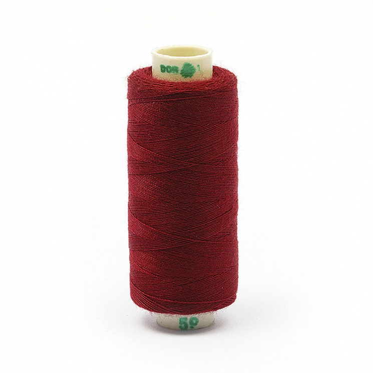 Нитки Dor Tak бытовые 40/2 полиэстер 366м цв.596 бордовый