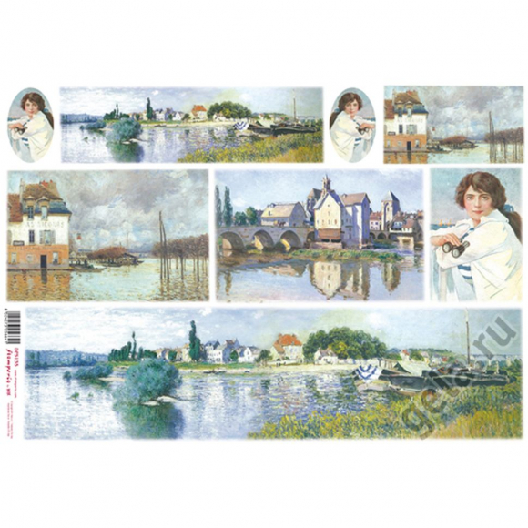 41075_Бумага рисовая "Северное море" 41075_Бумага рисовая "Северное море"