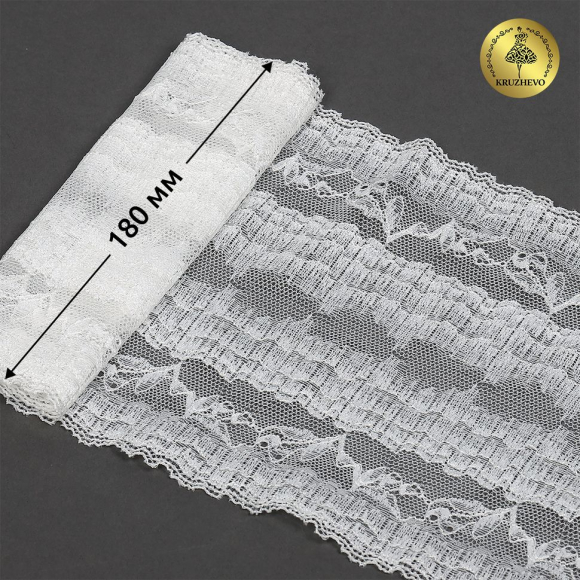 Кружево-стрейч KRUZHEVO арт.TBY.L6152 шир.180мм (под заказ) Кружево-стрейч KRUZHEVO арт.TBY.L6152 шир.180мм (под заказ)