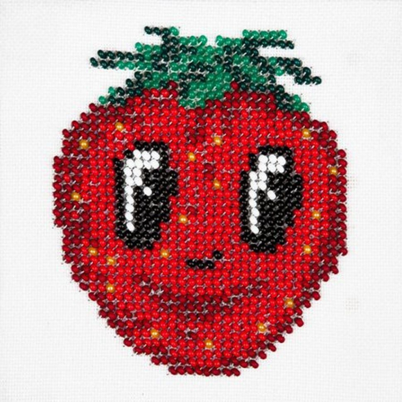 Набор для вышивания бисером LOUISE арт. L433 Клубничка 11х11 см