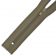 Молния MaxZipper брючная №4 замок автомат, 20см н/р цв.F326 серо-оливковый уп.100шт