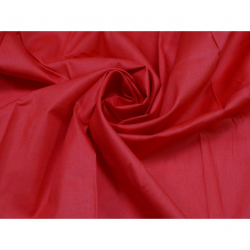 Ткань сатин гл/крашеный, 120 г/м?, 100% хлопок, шир.220см, цв.18-1664 красный рул.60м