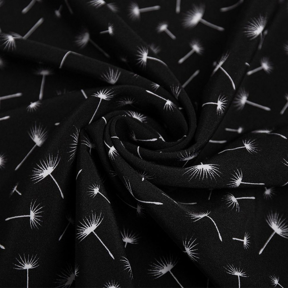 Ткань Софт Ниагара 129 г/м? 94% полиэстер, 6% спандекс шир.148 см арт.Р.28322.02 цв.02 черный рул.25м