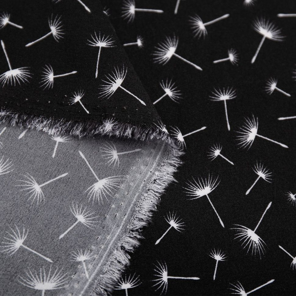 Ткань Софт Ниагара 129 г/м? 94% полиэстер, 6% спандекс шир.148 см арт.Р.28322.02 цв.02 черный рул.25м