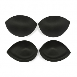 Чашечки корсетные BC-53 с эффектом push-up р.85 цв. черный уп.10 пар