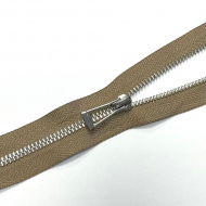 Молния мет. титан №5 никель н/р 18см D810 темно-бежевый