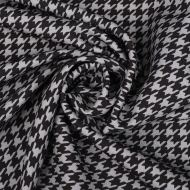 Ткань Барби 200 г/м? 95% полиэстер, 5% лайкра шир.148 см арт.Bar.pr.0419.4 цв.04 гусиная лапка рул.25м