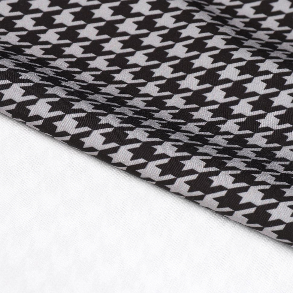 Ткань Барби 200 г/м? 95% полиэстер, 5% лайкра шир.148 см арт.Bar.pr.0419.4 цв.04 гусиная лапка рул.25м