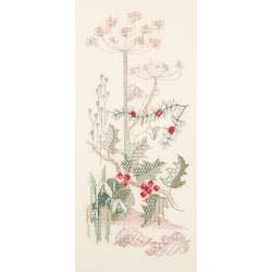Набор для вышивания DERWENTWATER DESIGNS арт.SP04 Seasons Panel - Winter 29х13 см