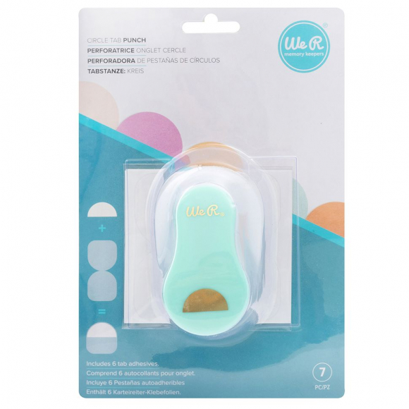 192194_Дырокол фигурный "Полукруг" с наклейками для разделителей