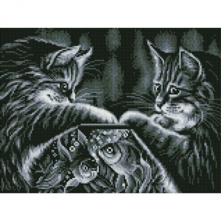 Набор Белоснежка для изготовления картин со стразами на подрамнике арт.БЛ.915-GT-S Самая большая моя 30х40см