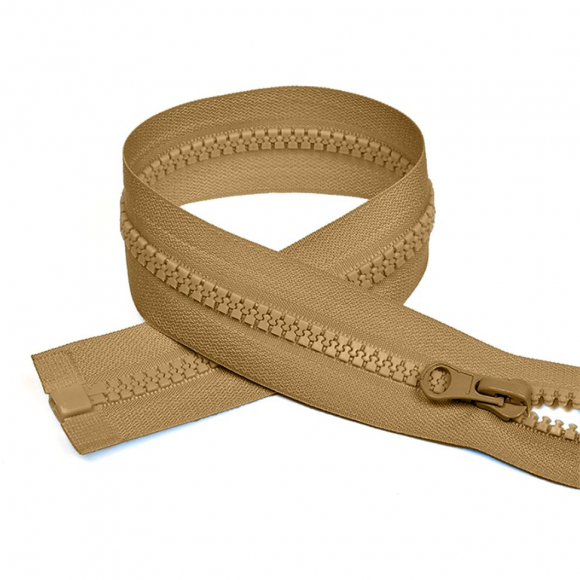 Молния MaxZipper трактор №5 1 замок усил.зв., 60см, цв.F296 т.бежевый уп.50шт