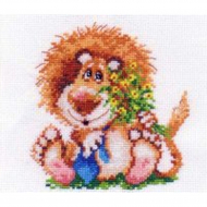 Набор для вышивания АЛИСА арт.0-55 Лева 12х13 см Набор для вышивания АЛИСА арт.0-55 Лева 12х13 см