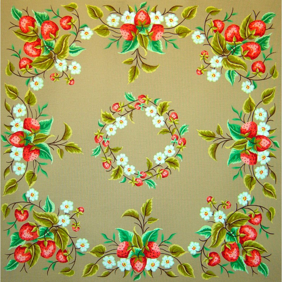 67346_Канва жесткая с рисунком" Панно с орнаментом"