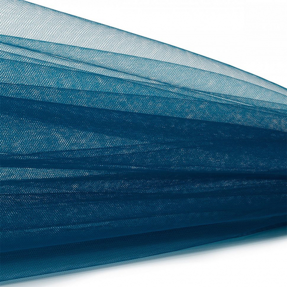 Еврофатин мягкий матовый Hayal Tulle арт.HT.S шир.300см, 100% полиэстер цв.30 уп.50м т.бирюзовый Еврофатин мягкий матовый Hayal Tulle арт.HT.S шир.300см, 100% полиэстер цв.30 уп.50м т.бирюзовый