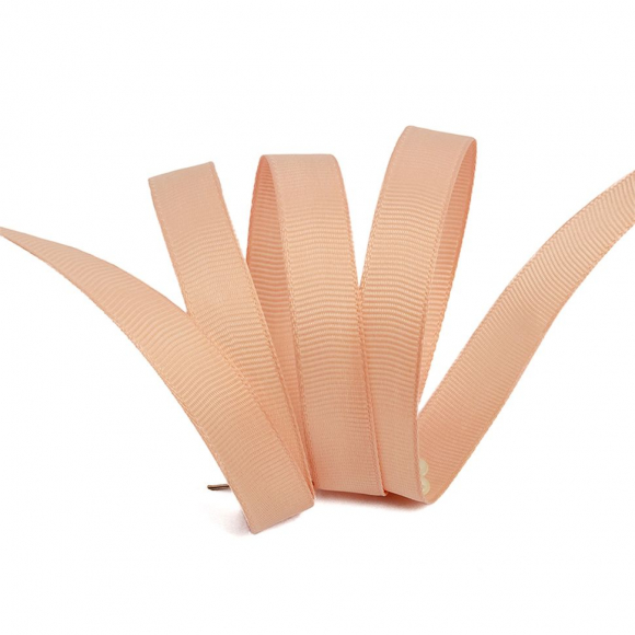 Лента Ideal репсовая в рубчик шир.12мм цв. 813 пудровый уп.27,42м