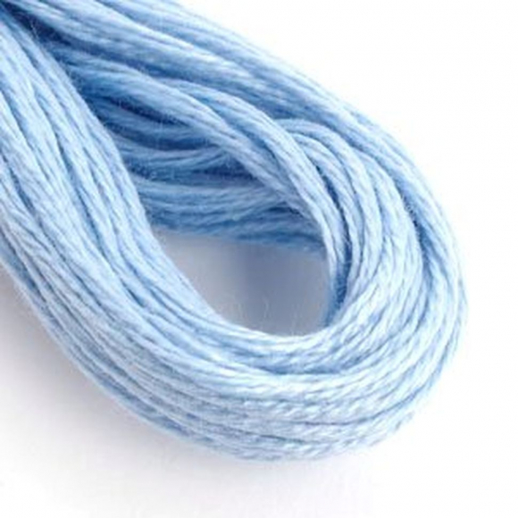 Нитки мулине цв.9254 голубой 12х10м С-Пб