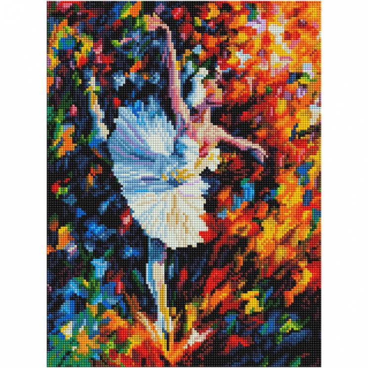 Набор Белоснежка для изготовления картин со стразами на подрамнике арт.БЛ.527-ST-S Танец души 30х40 см