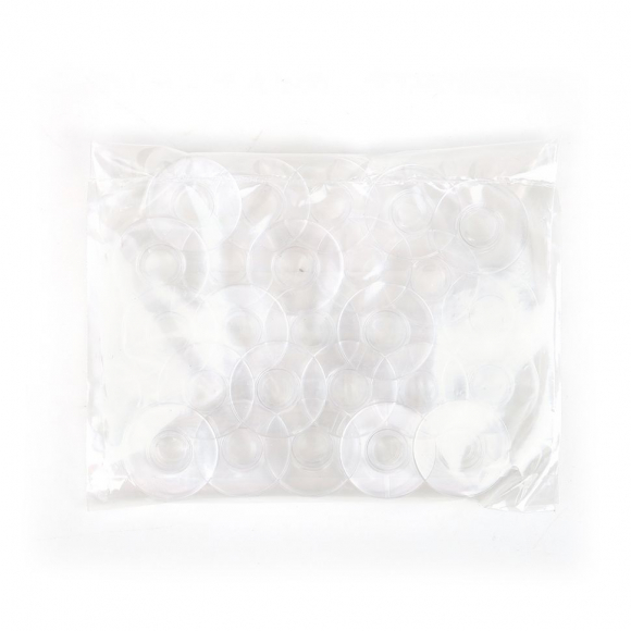 Шпулька к БШМ арт.ТВ-0350-0046 20х7,5 мм цв. прозрачный пластик уп.100 шт