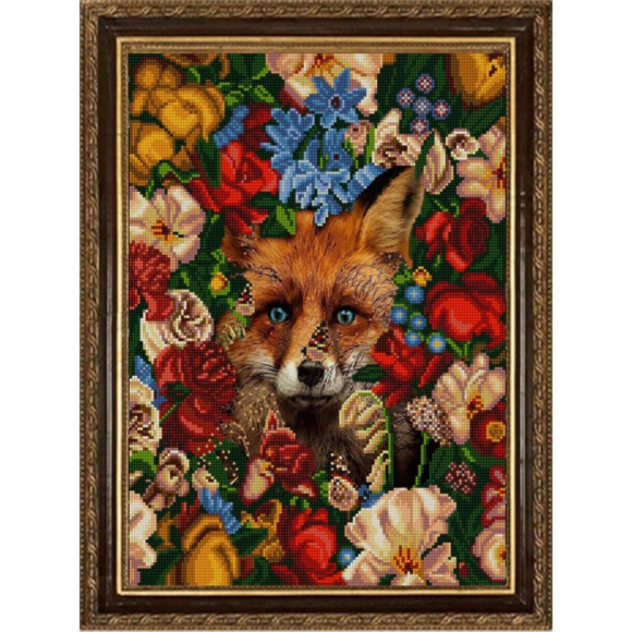 Рисунок на ткани КОНЁК арт. 1376 Природа и звери. Лиса 29х39 см