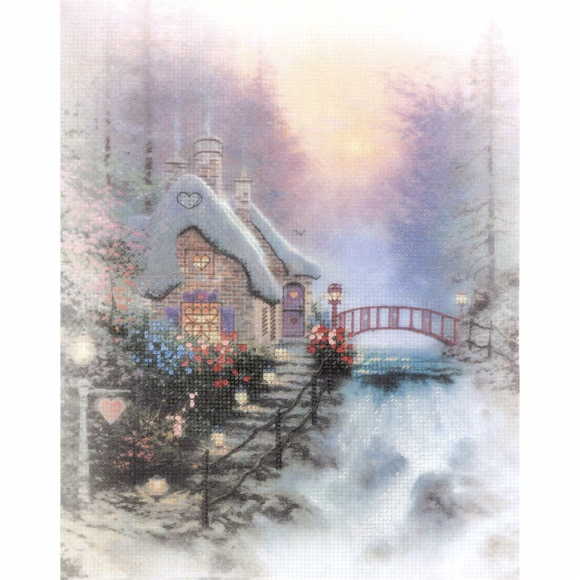 4138_Набор для вышивания "Коттедж влюбленных"