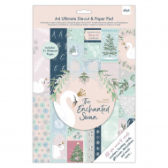 184123_Набор для скрап-проектов "THE ENCHANTED SWAN" с высеченными элементами и бумагой 184123_Набор для скрап-проектов "THE ENCHANTED SWAN" с высеченными элементами и бумагой