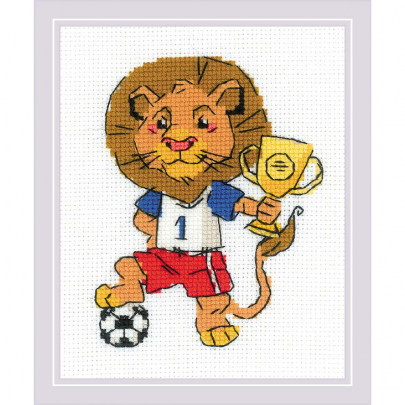 Набор для вышивания РИОЛИС арт.1728 Чемпион 13х16 см