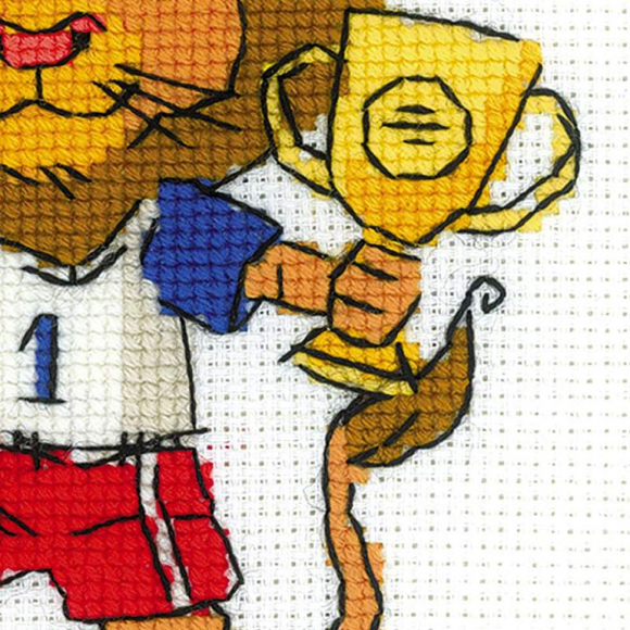 Набор для вышивания РИОЛИС арт.1728 Чемпион 13х16 см