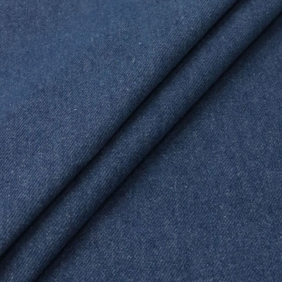 Ткань Джинс 330 г/м? 100% хлопок шир.150 см арт.Р.22177.01 цв.01 синий уп.25м