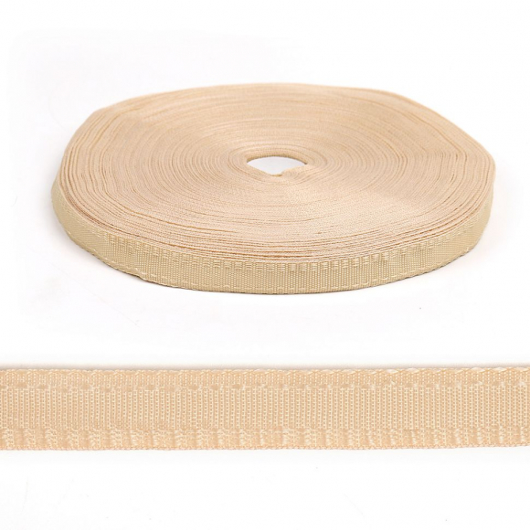 Тесьма брючная (полиэфирная) арт.4316 шир.15мм цв.топленое молоко уп.50м А