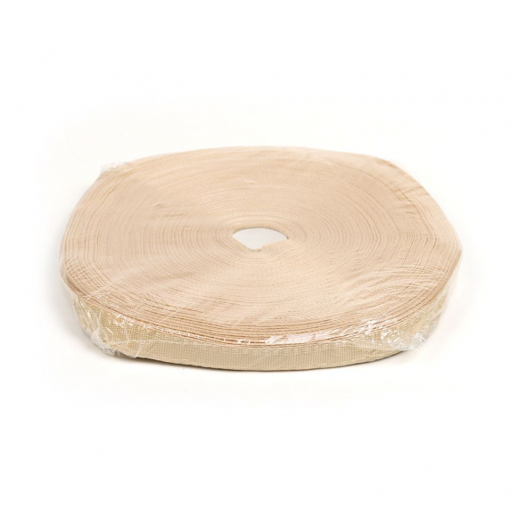 Тесьма брючная (полиэфирная) арт.4316 шир.15мм цв.топленое молоко уп.50м А