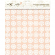 65484_Бумага тканевая самоклеющаяся "Салфетки" Vintage Notes