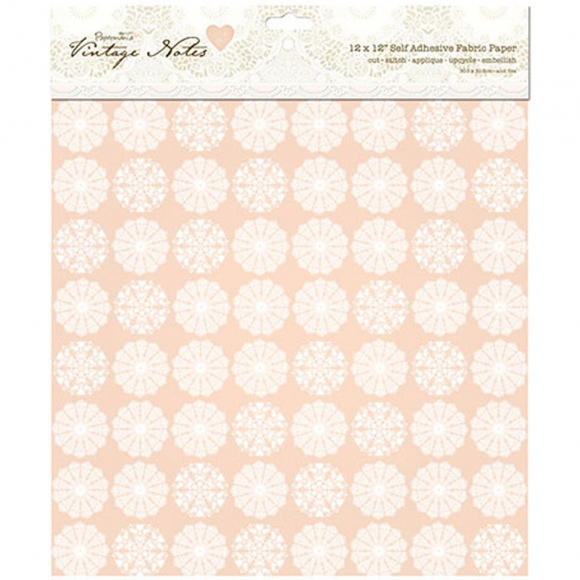 65484_Бумага тканевая самоклеющаяся "Салфетки" Vintage Notes