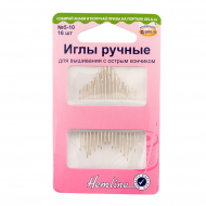 671_Иглы ручные для вышивания с острым кончиком, №5-10, 16 шт 671_Иглы ручные для вышивания с острым кончиком, №5-10, 16 шт