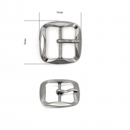 Пряжка металлическая TBY.1667 14х14,5мм, внутр. размер 10мм цв. т.никель уп. 10шт Пряжка металлическая TBY.1667 14х14,5мм, внутр. размер 10мм цв. т.никель уп. 10шт
