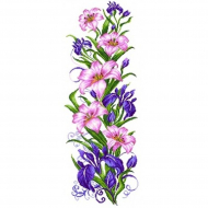 Набор для вышивания счетным крестом МАТРЕНИН ПОСАД арт.40х90 - 6506/СК Гирлянда Юноны