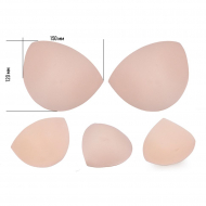 Чашечки корсетные TBY-03.02 с равномер. наполнением р.one size цв. телесный уп.10 пар