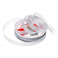 Лента IDEAL с люрексом арт.ТВ-ЛЮР шир. 12мм цв.серебро уп.22,85 м