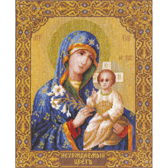 Набор для вышивания PANNA арт. CM-0948 Икона Богоматери Неувядаемый цвет 25х30,5 см