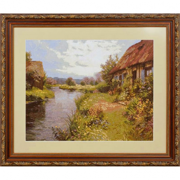 Набор для вышивания PANNA Золотая серия арт. PS-1120 Речная прохлада 36,5х29 см