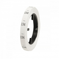 Размерники полиэстер 134 белый 10х25 мм ТВ в рул. 300 шт