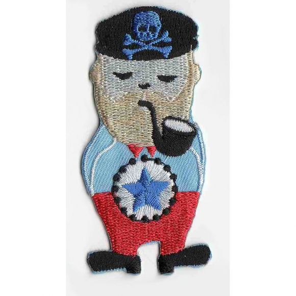 Термоаппликация HKM "Матрос с трубкой во рту"