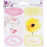 63746_Набор высеченных элементов "Пожелания-Выздоравливай"Just To Say 63746_Набор высеченных элементов "Пожелания-Выздоравливай"Just To Say