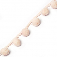 Бахрома с помпонами арт.0384-0465 цв.6377 безе ш.38мм уп.10м Бахрома с помпонами арт.0384-0465 цв.6377 безе ш.38мм уп.10м