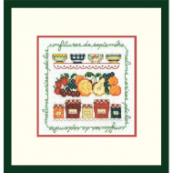 Набор для вышивания Le Bonheur des Dames арт.2231 Confitures De Septembre (Сентябрьские конфитюры) 10,5х10,5 см