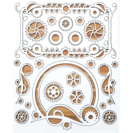 107418_Чип-борд картонный "Стимпанк рамки"