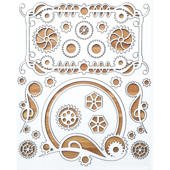 107418_Чип-борд картонный "Стимпанк рамки"