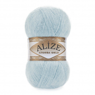 Пряжа для вязания Ализе Angora Gold (20% шерсть, 80% акрил) 5х100г/550м цв.114 мята