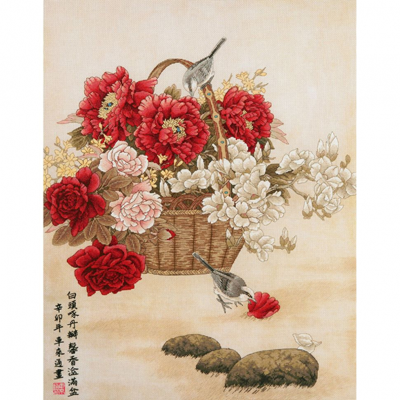 Набор для вышивания крестом XIU CRAFTS арт.2031001 Сезон цветения 61х47 см