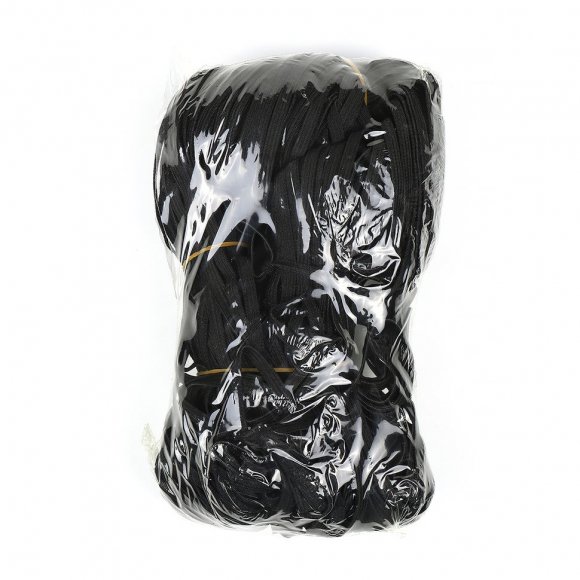 Резинка вязаная 3,9г арт.ТВ-006мм цв.черный бобина уп.200м